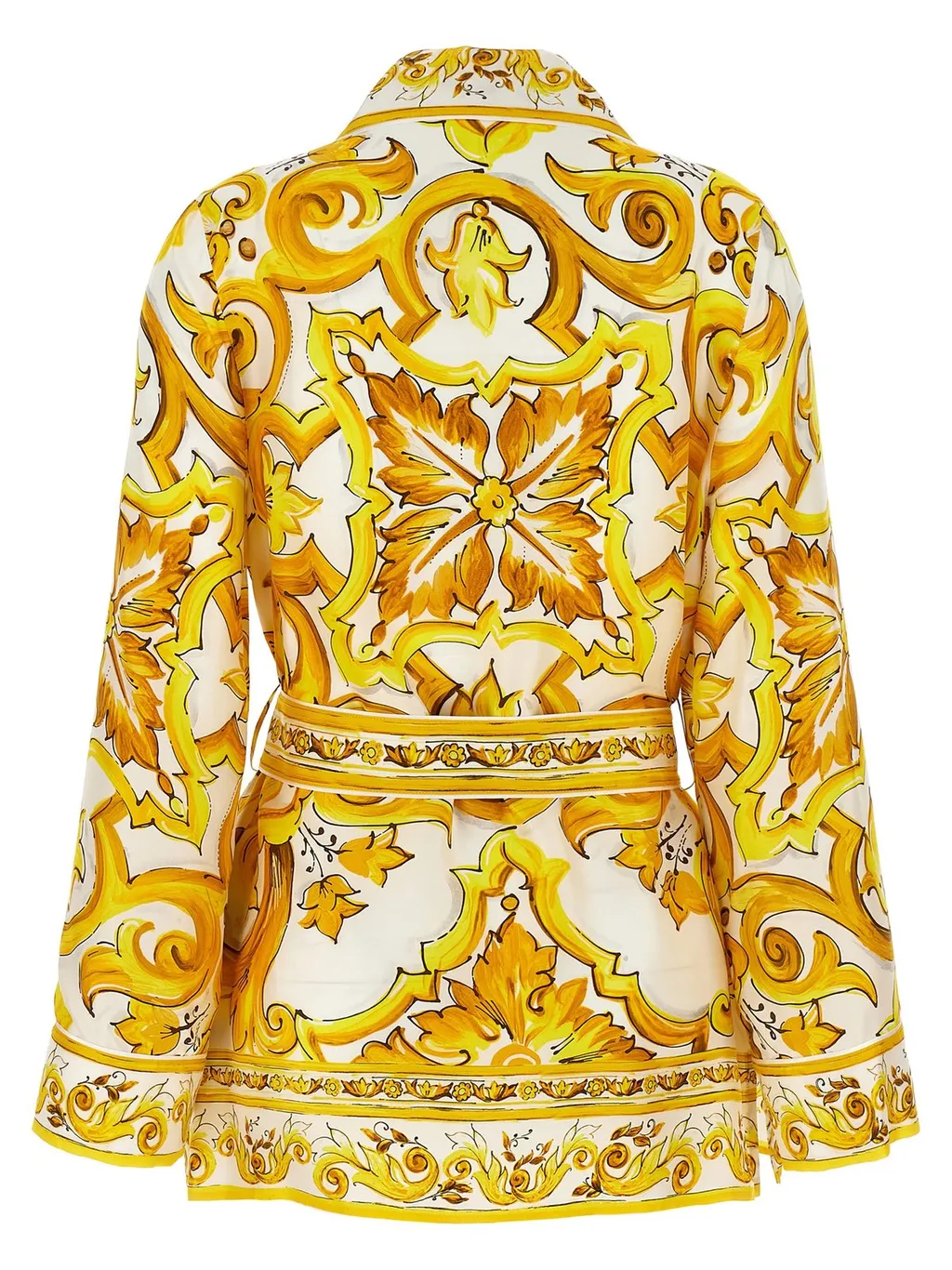 Majolica Printed Twill Pajama Shirt