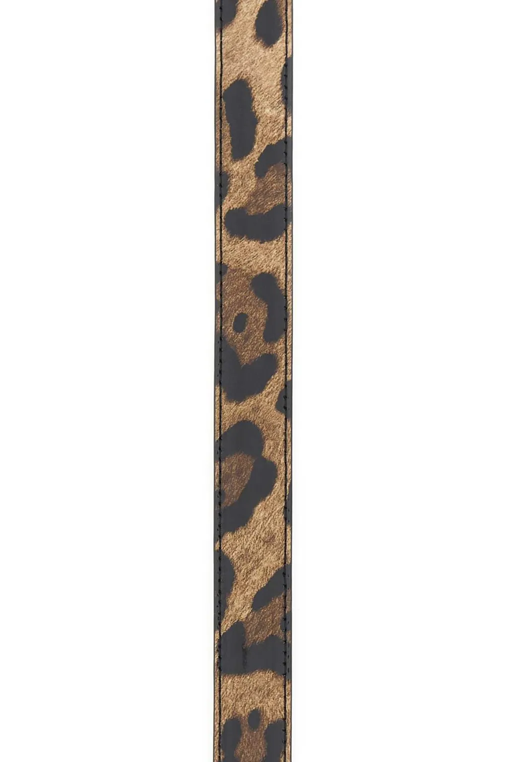 Leopard-Printed Buckle Belt