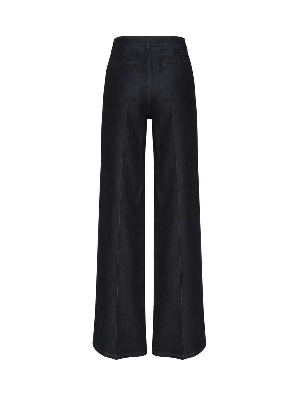 Pressed Crease Palazzo Jeans