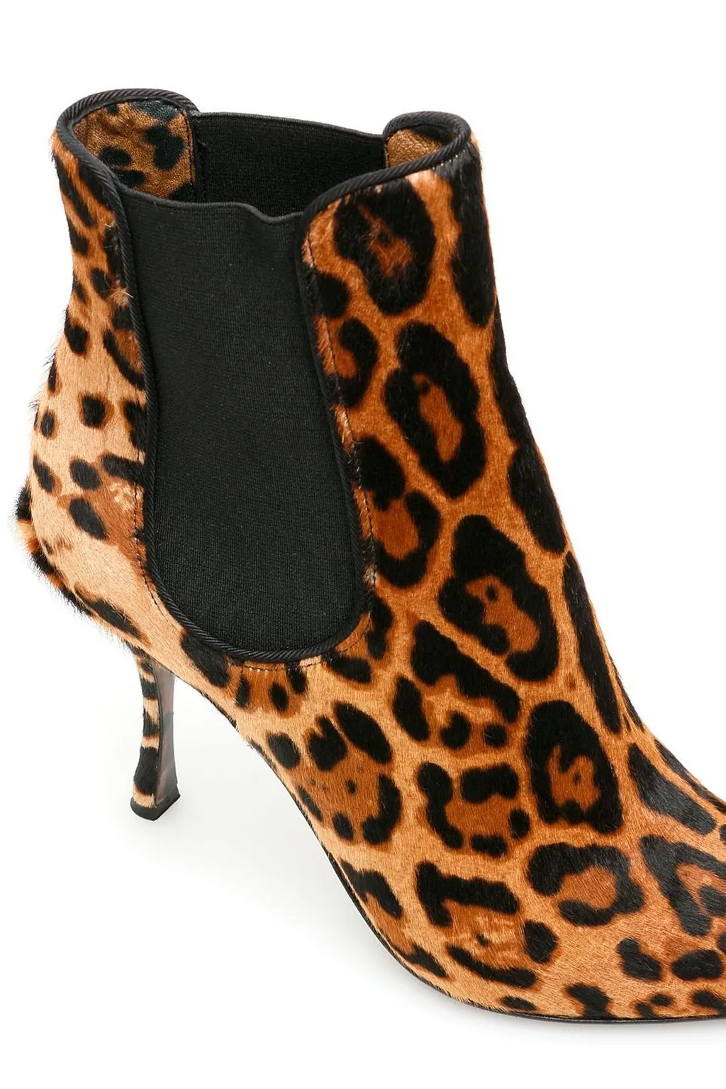 Leopard Print Ankle Boots