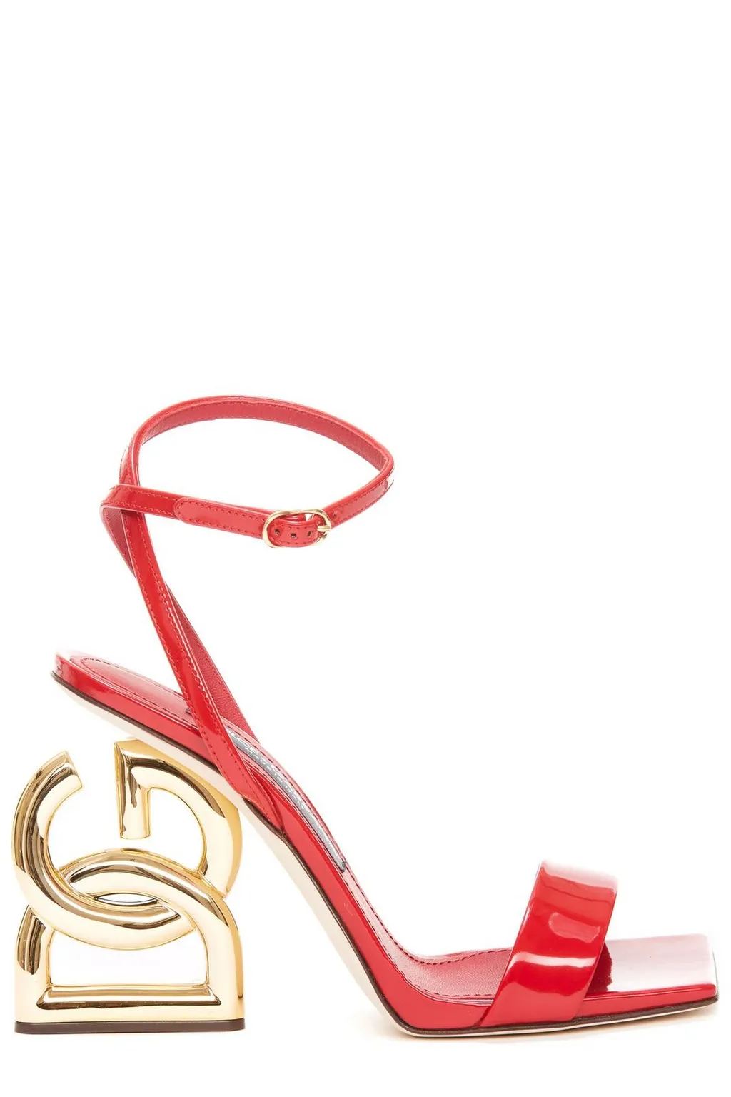 Keira Dg Heel Square Toe Sandals