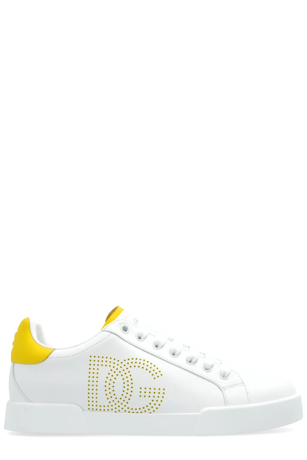 Portofino Dg Logo Perforated Sneakers