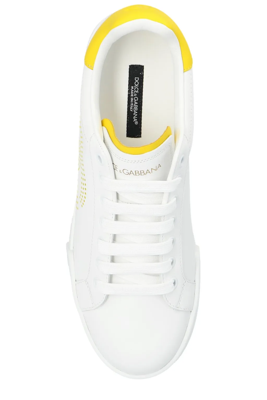 Portofino Dg Logo Perforated Sneakers