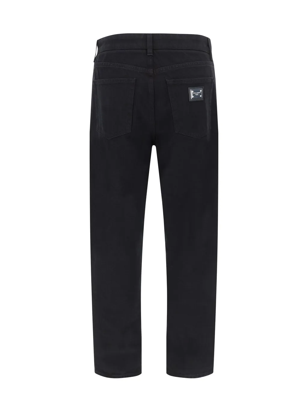 Logo Plaque Boyfriend Jeans