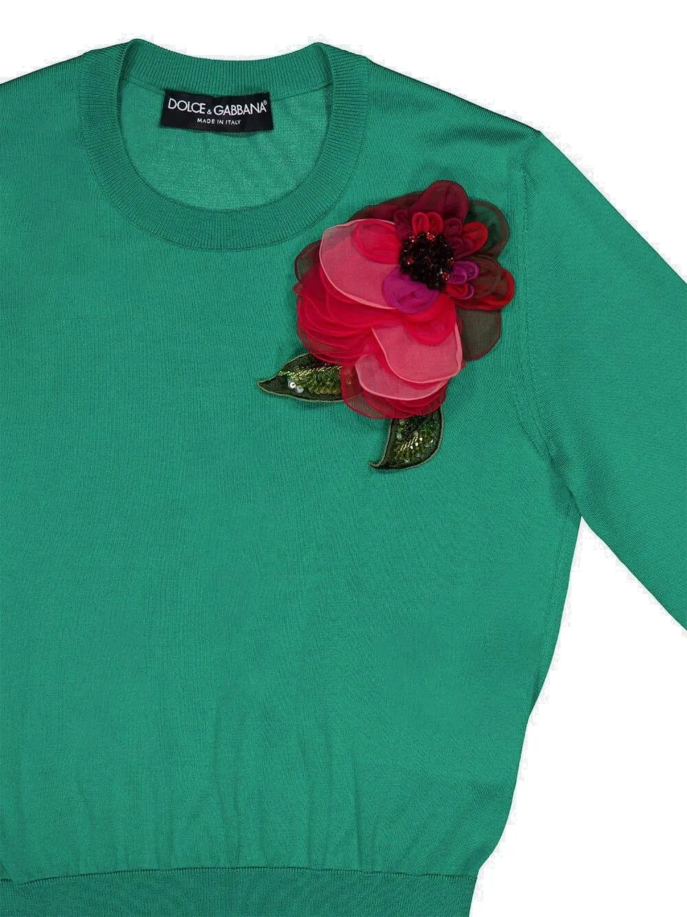 Flower Patch Knitted Sweater