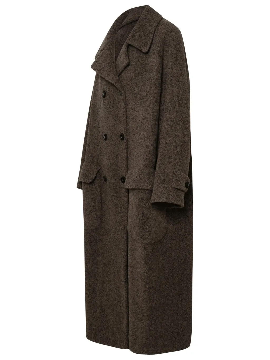 Double-Breasted Mid-Length Coat
