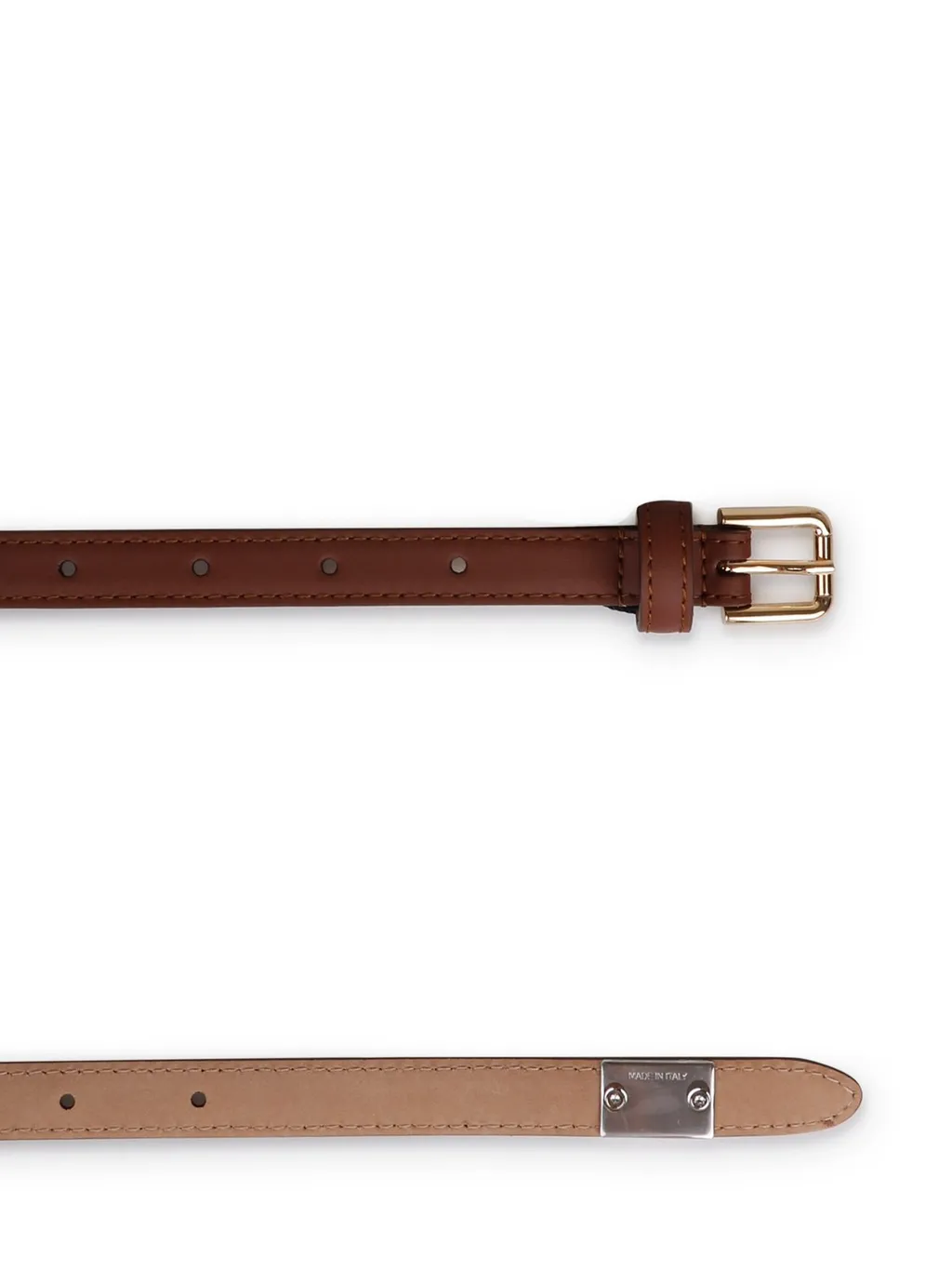 Punched Hole Buckled Belt