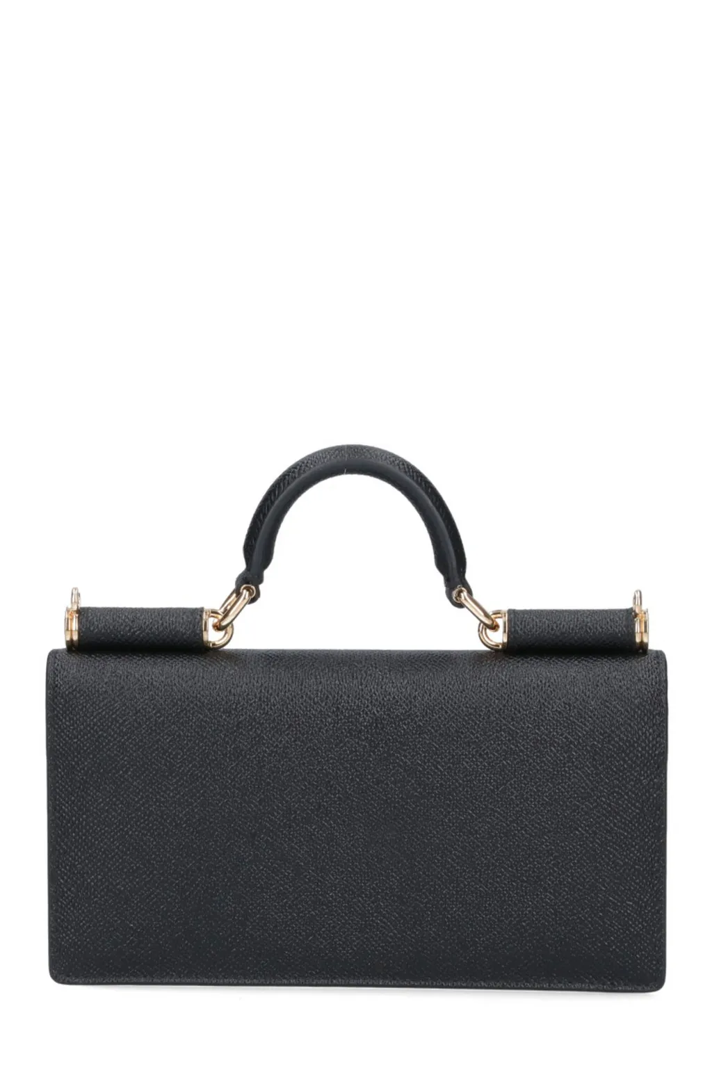 Logo Plaque Foldover Top Clutch Bag