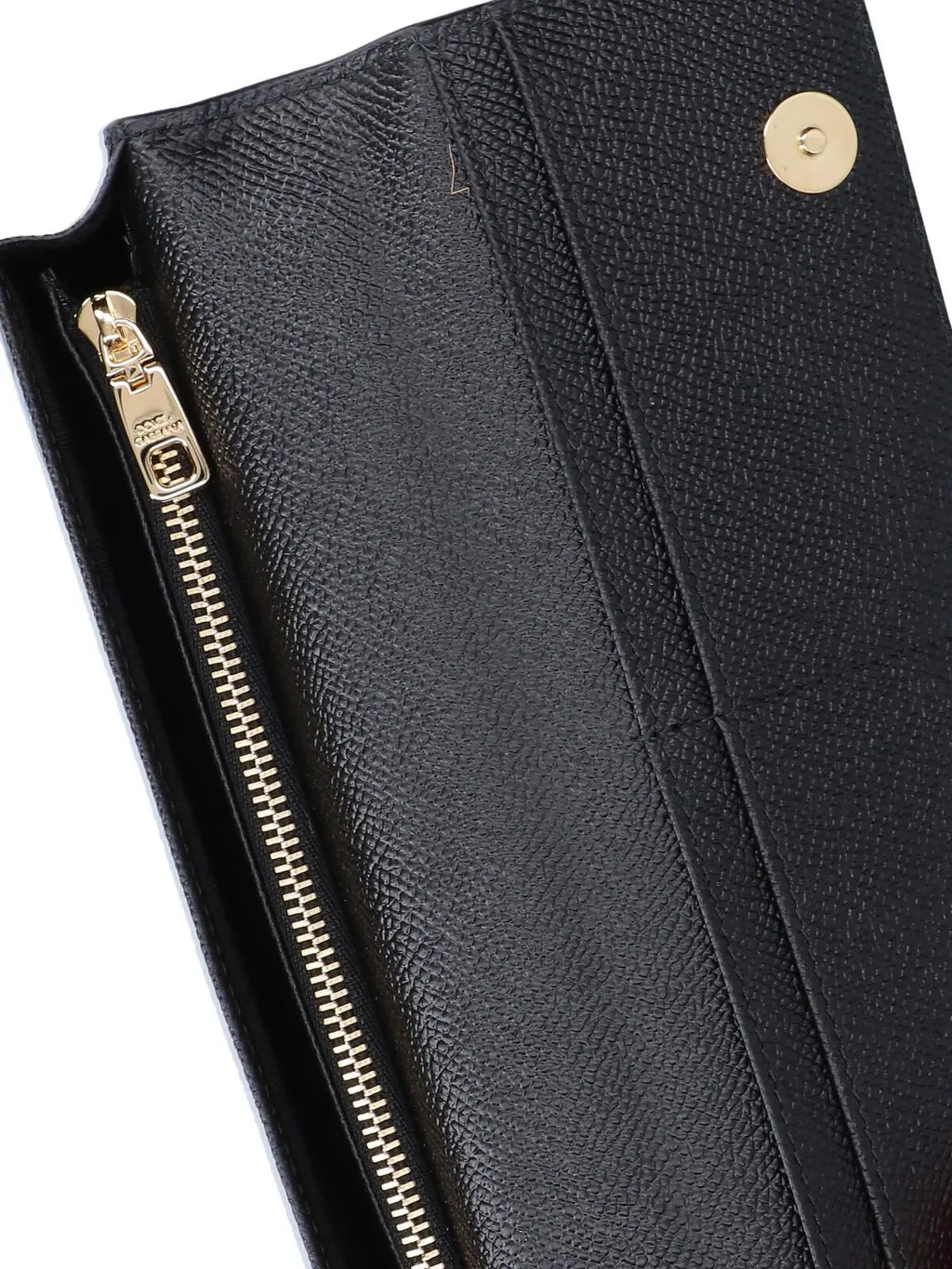 Logo Plaque Foldover Top Clutch Bag