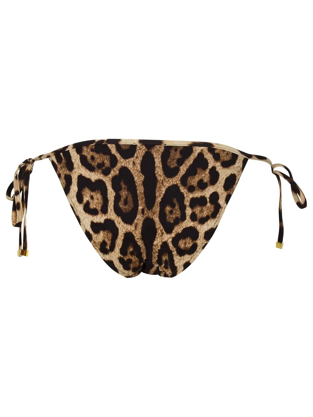 Leopard-Printed Tie Fastened Bikini Bottom