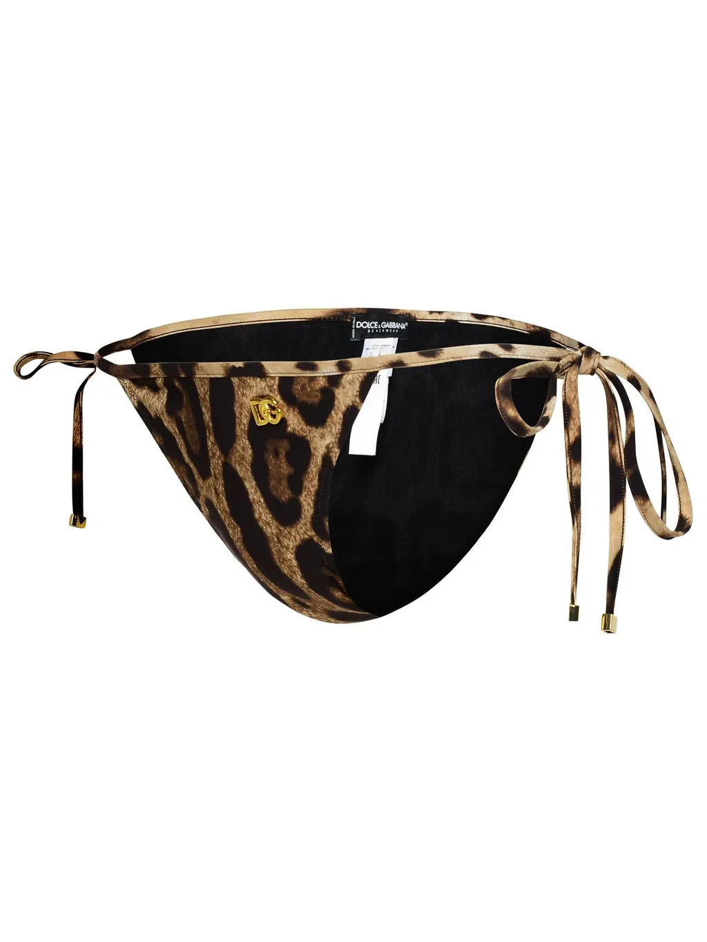 Leopard-Printed Tie Fastened Bikini Bottom