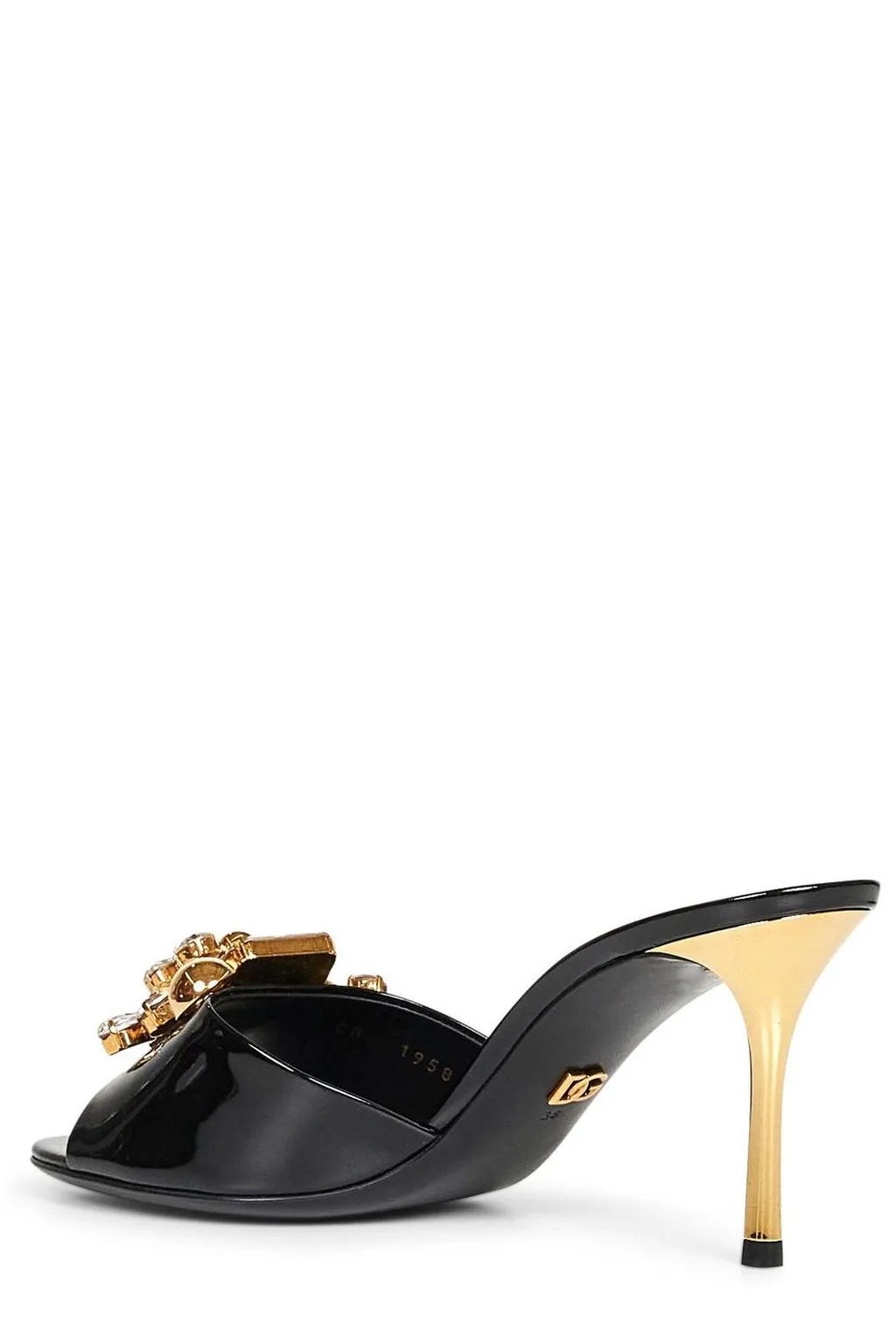 Embellished Slip-On Mules