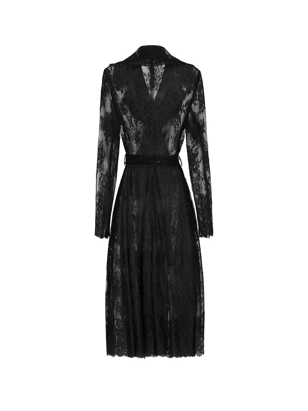 Chantilly Lace Belted Coat