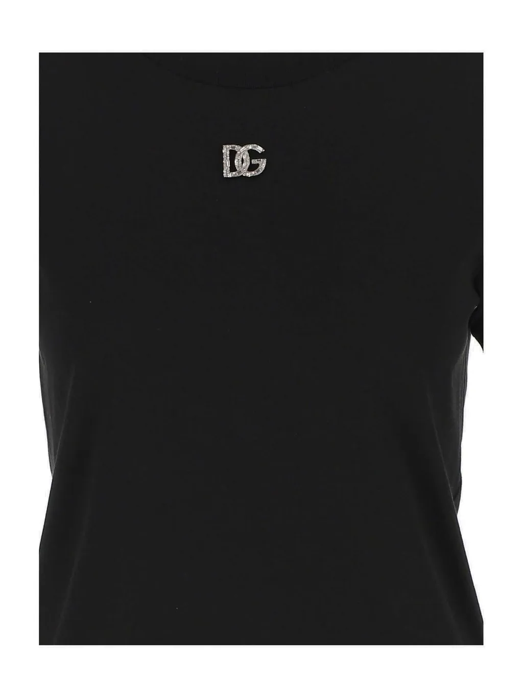 Logo Plaque Crewneck T-Shirt