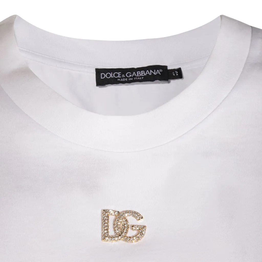 Logo Embellished Crewneck T-Shirt