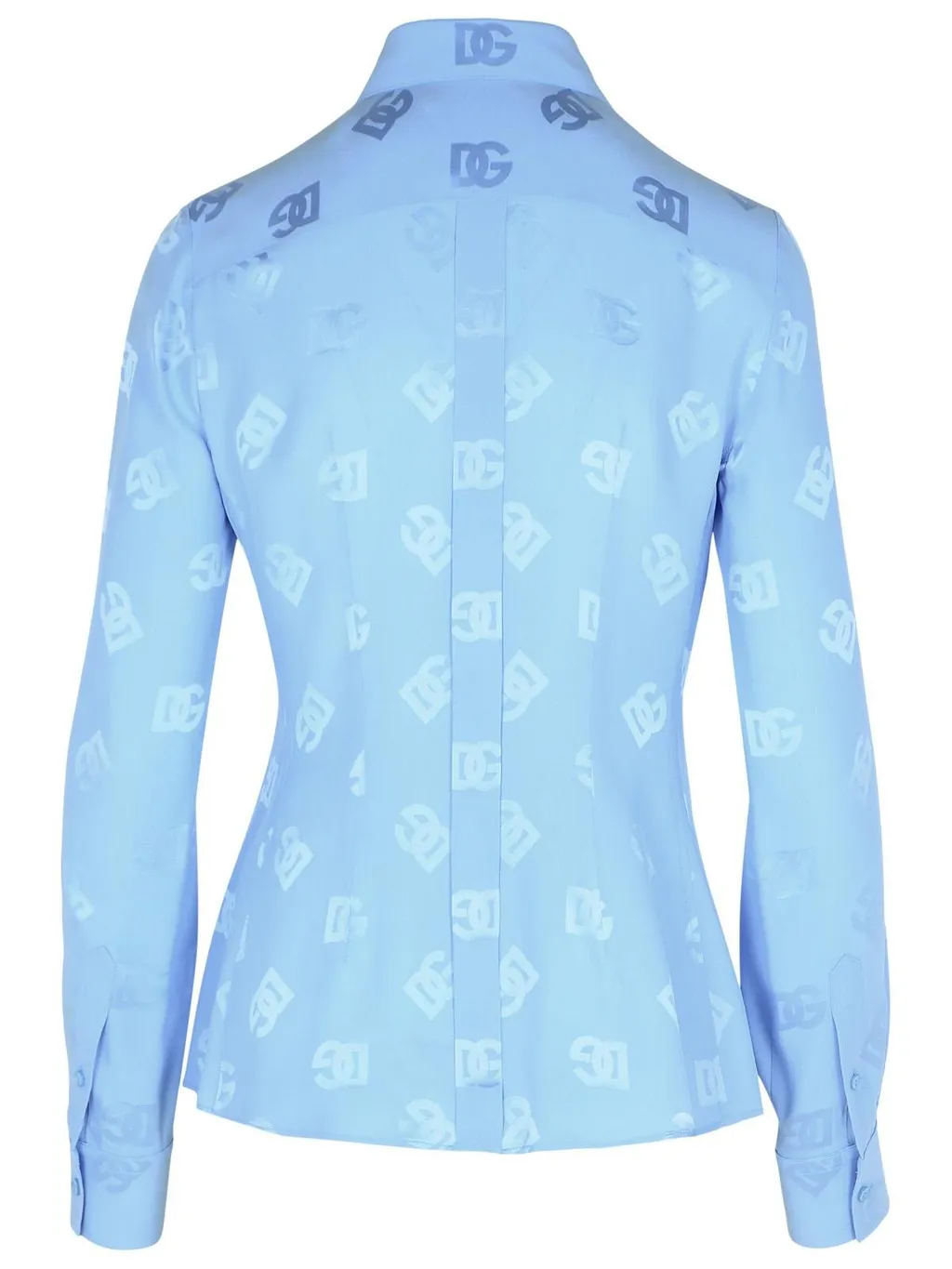 Monogram-Jacquard Long-Sleeved Shirt