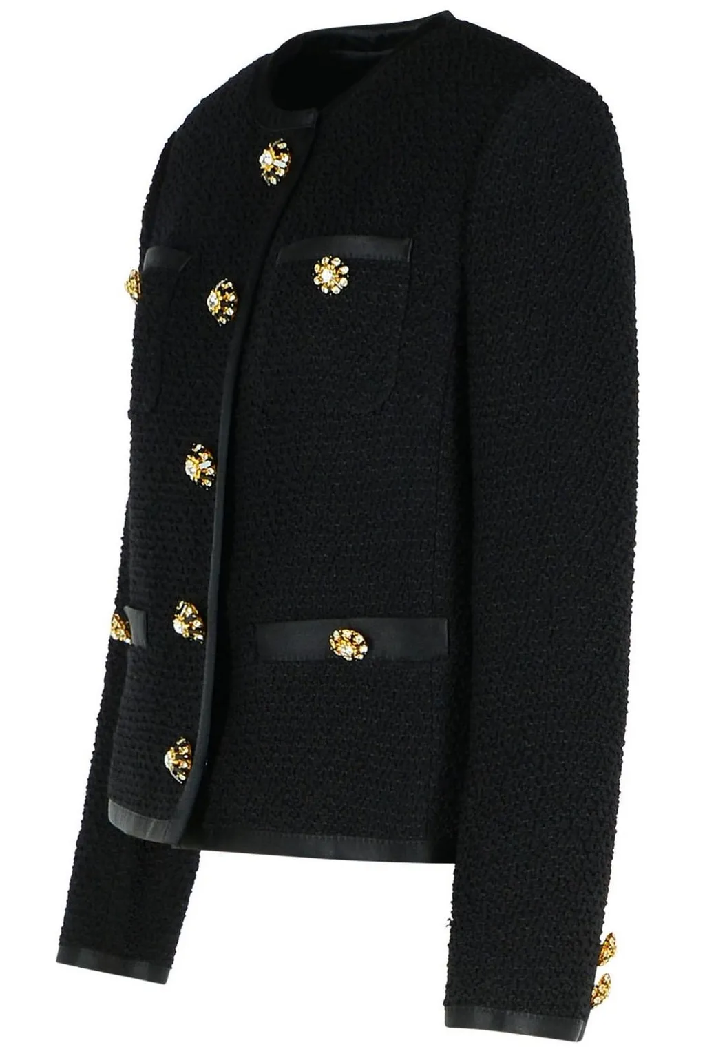 Crewneck Knitted Jacket