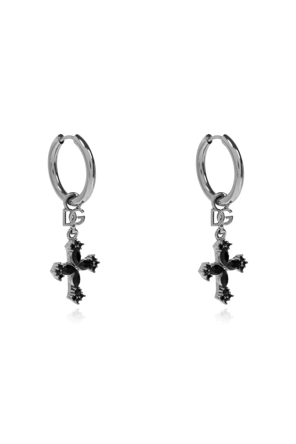 Logo Lettering Hoop Earrings