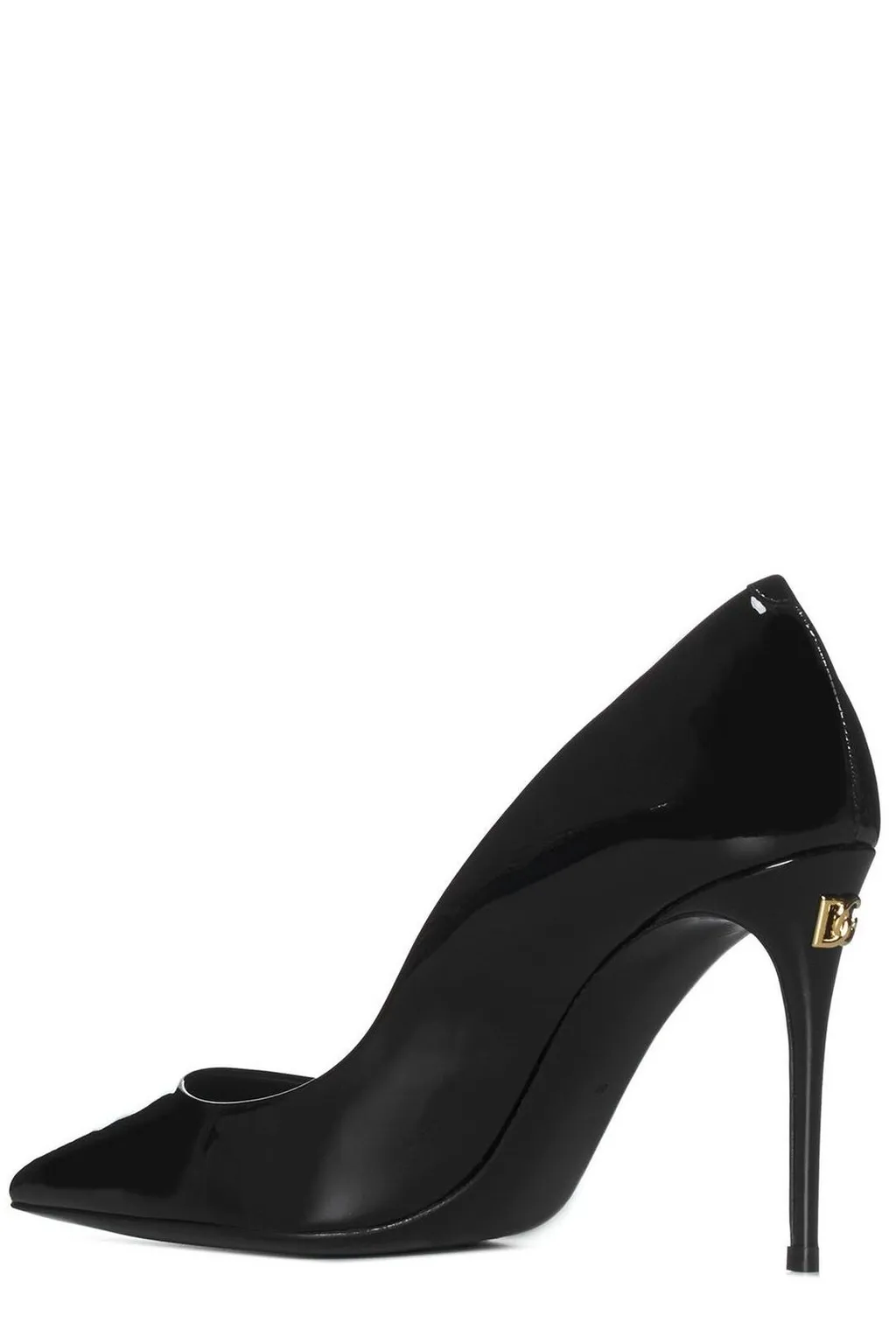 Logo Plaque Pointed-Toe Pumps