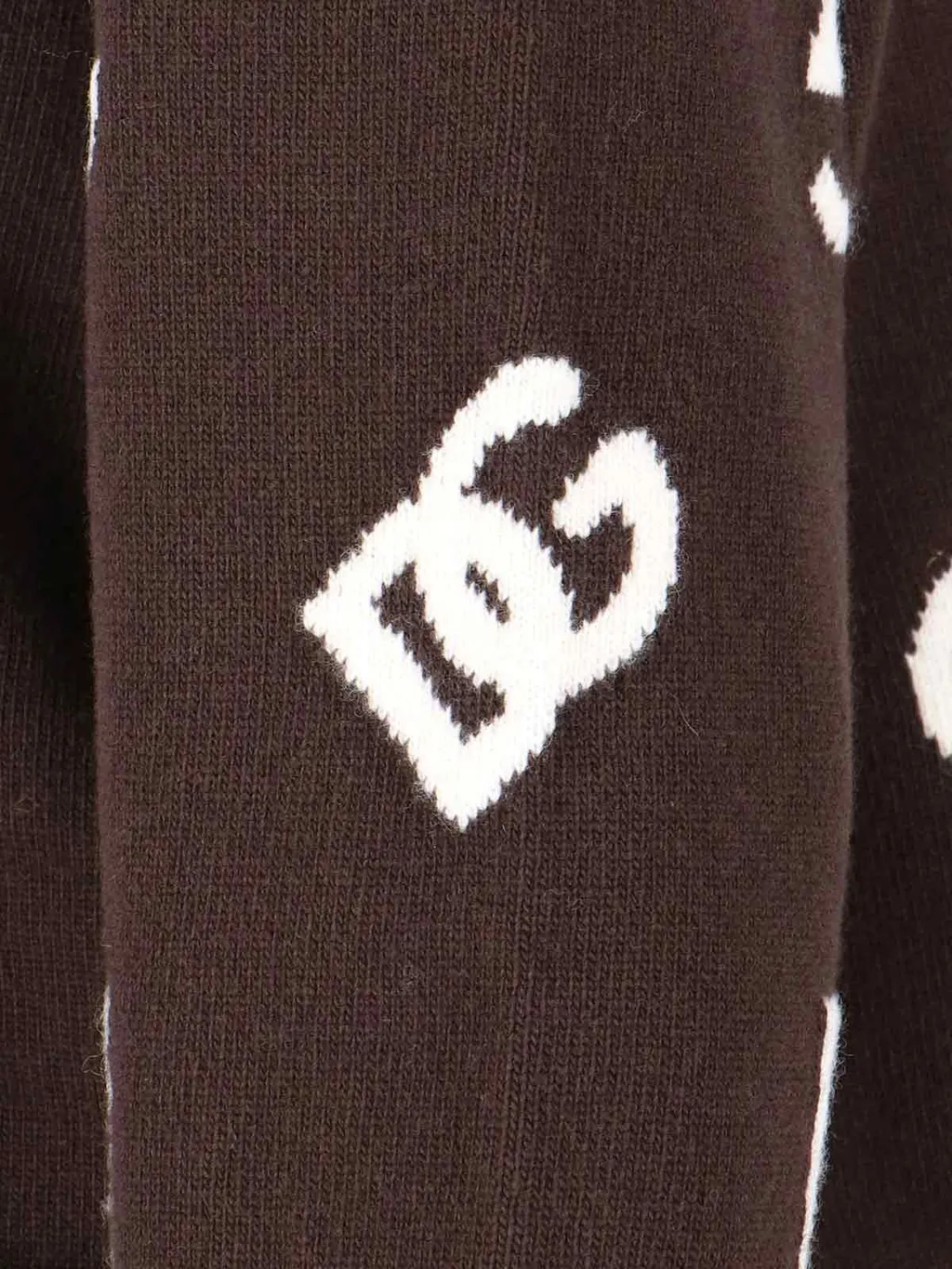 Dg Monogram V-Neck Cardigan