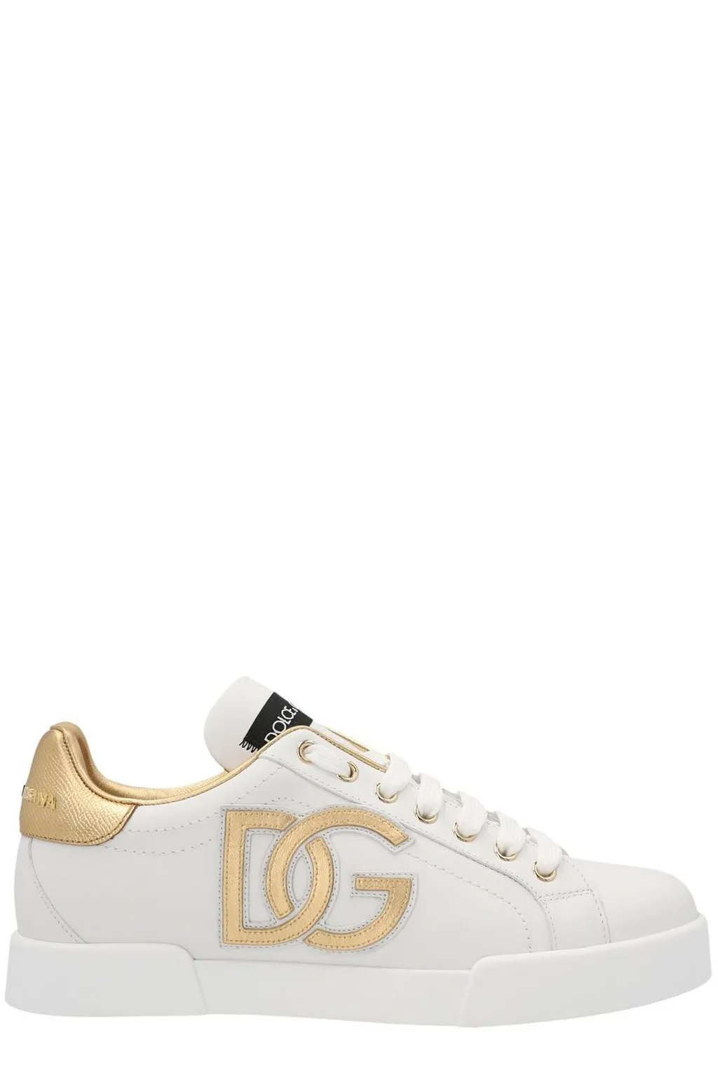 Logo Plaque Lace-Up Sneakers