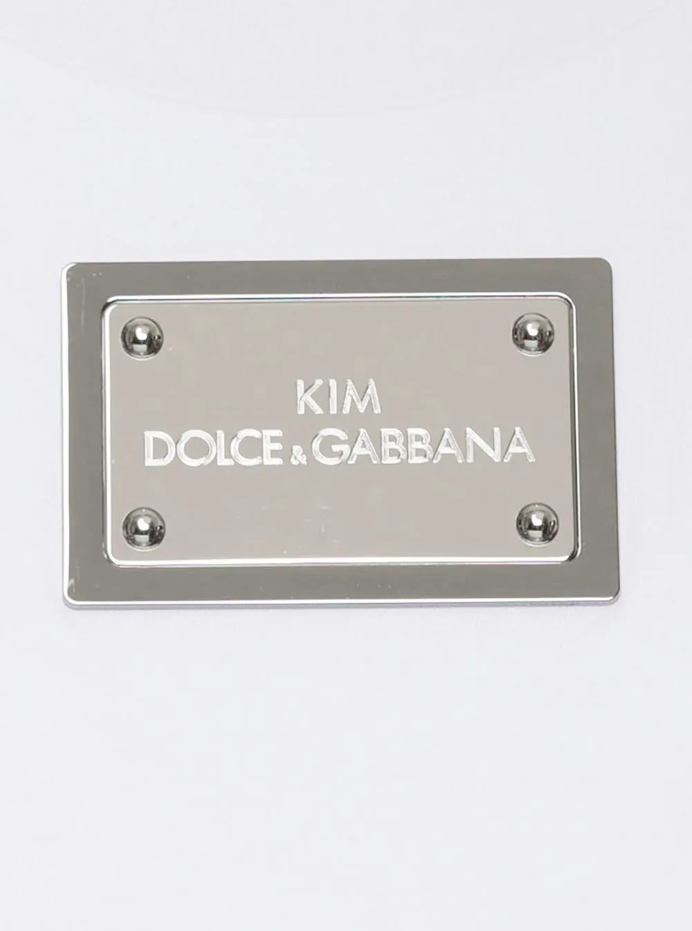 Logo Plaque Cropped T-Shirt