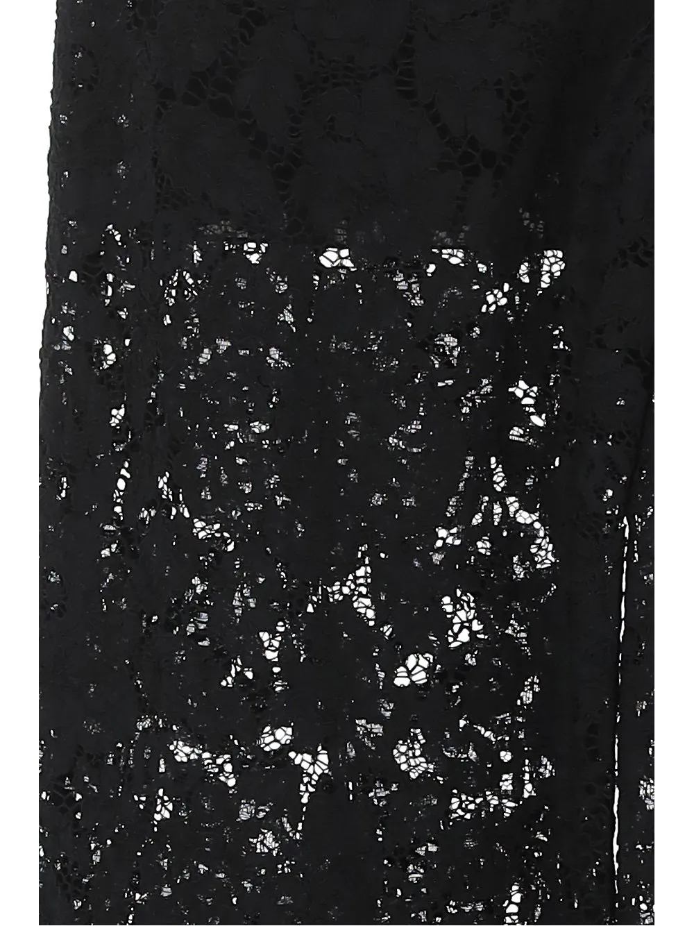 Flared Branded Stretched Lace Pants