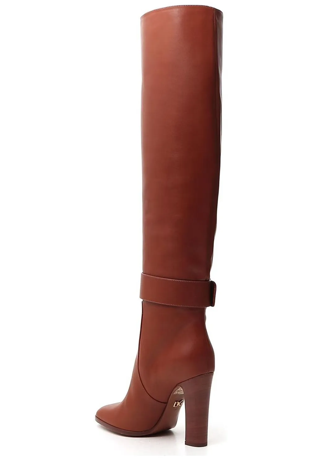 Buckle Detail Knee-High Boots