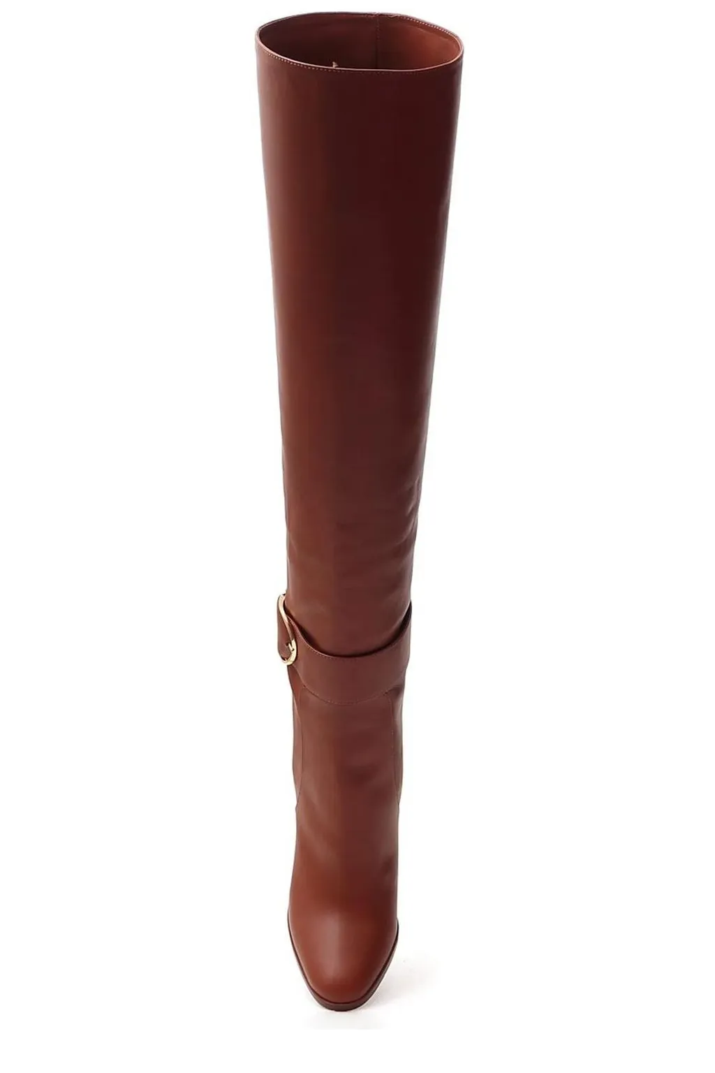 Buckle Detail Knee-High Boots