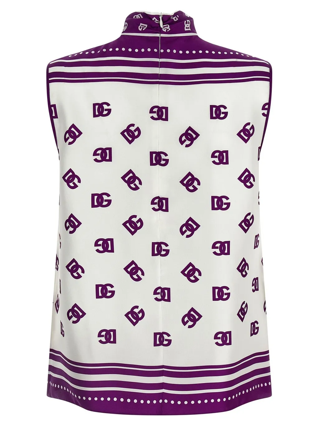 All-Over Dg Logo Printed Twill Top
