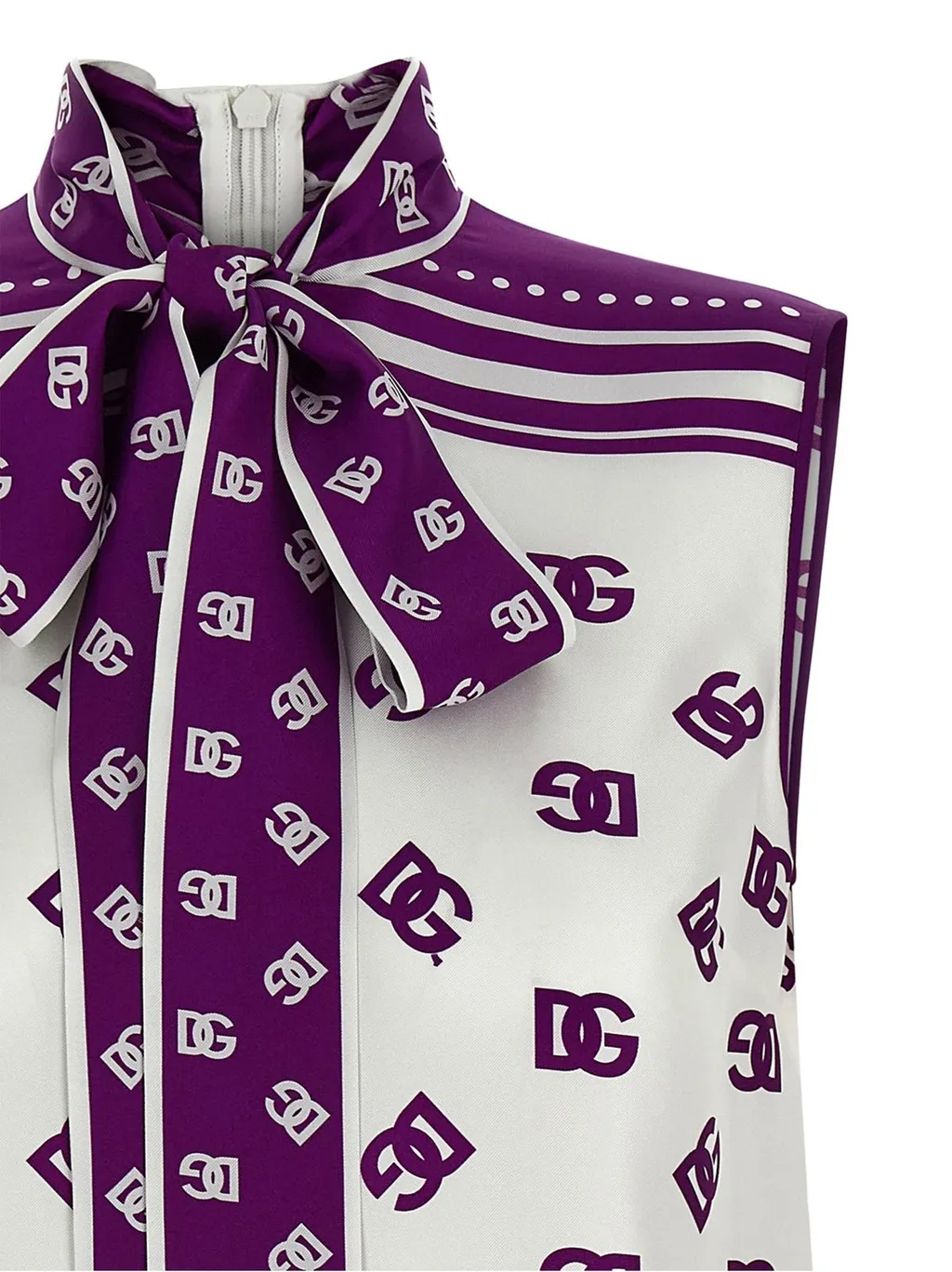 All-Over Dg Logo Printed Twill Top
