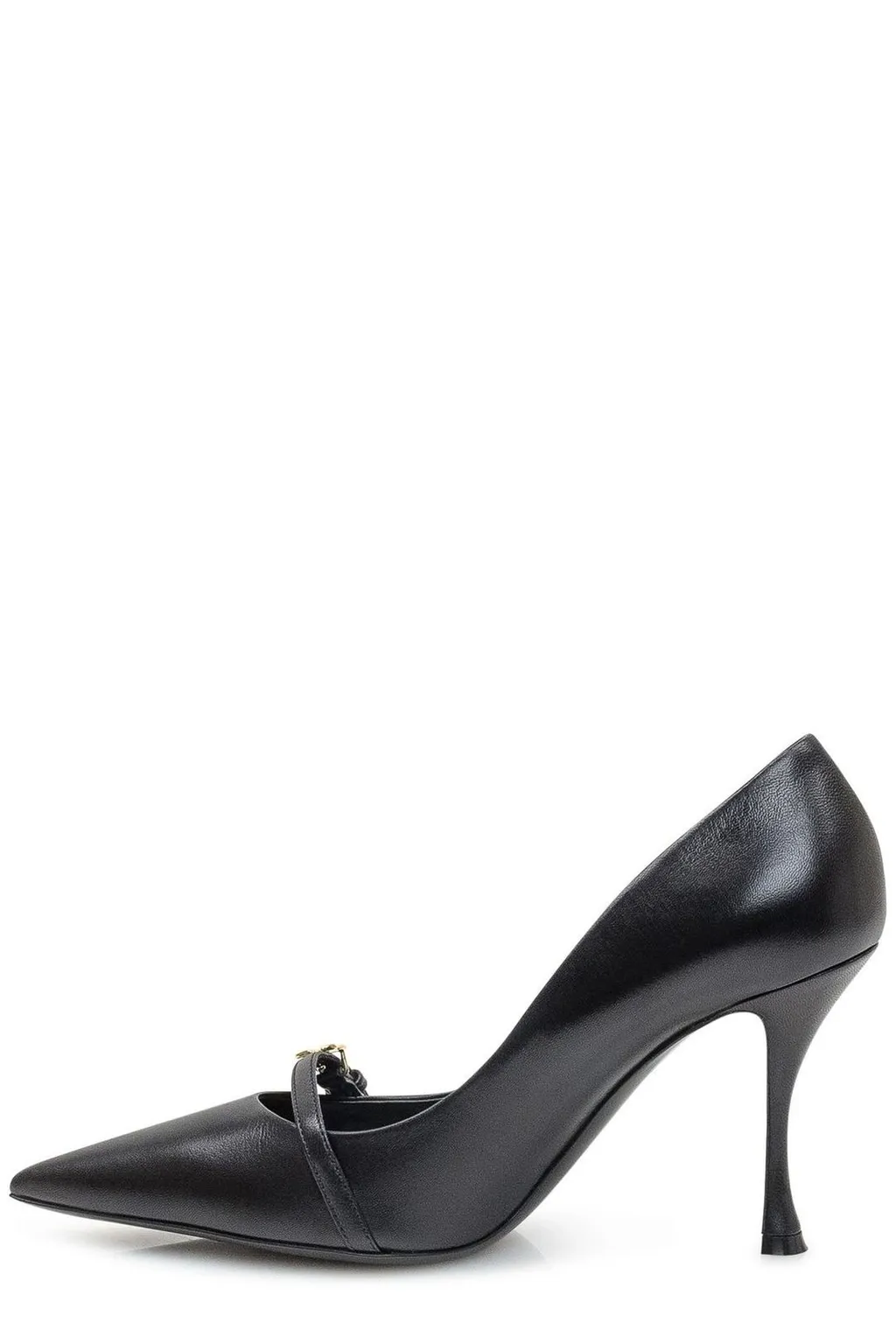 Dg Logo Plaque Pointed Toe Pumps