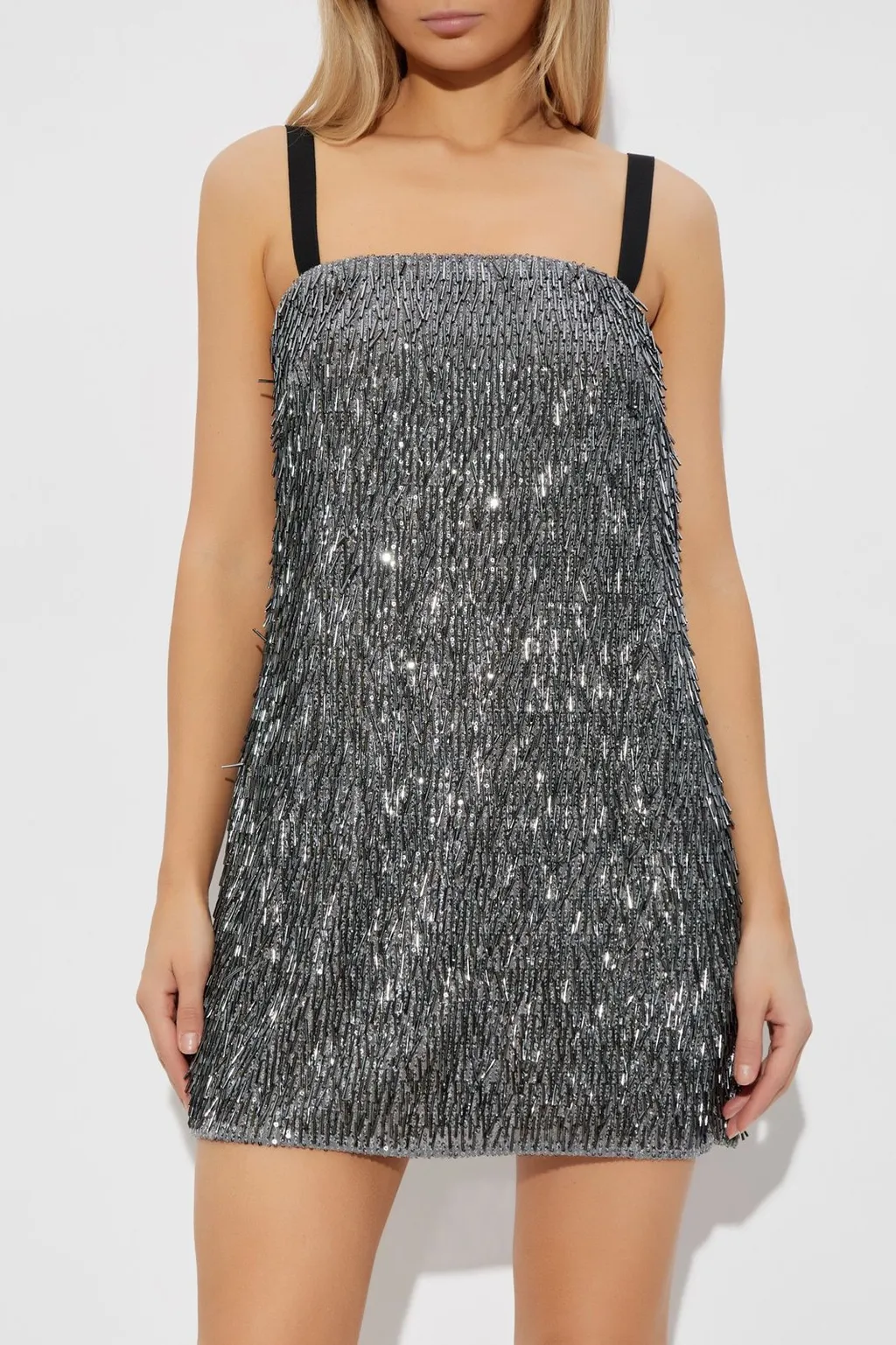 Sequin Embellished Mini Dress