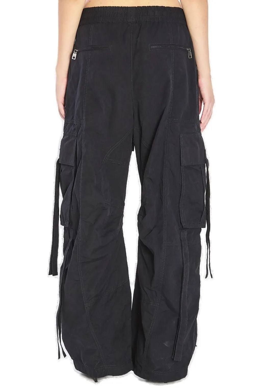 Waxed Faille Cargo Pants