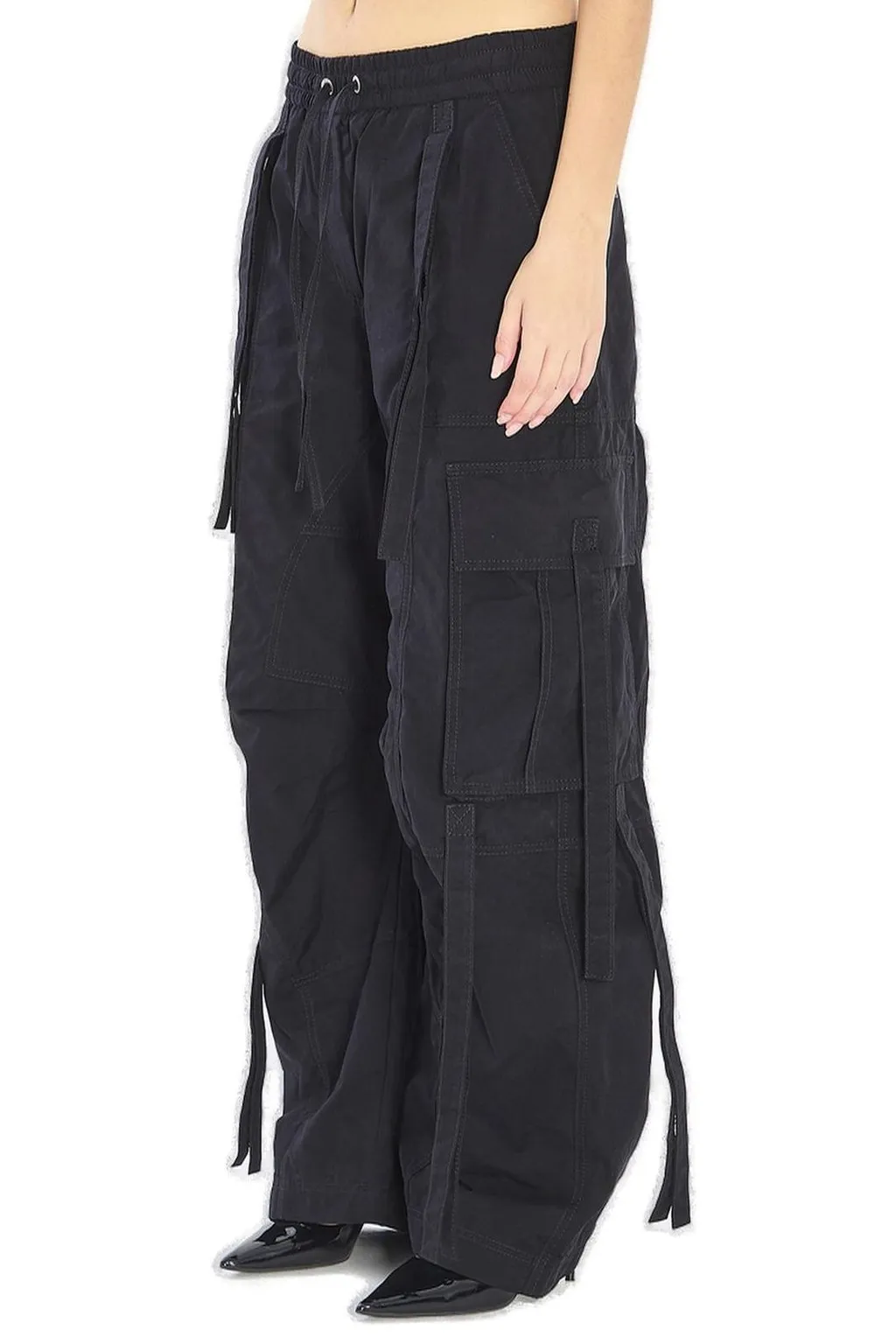 Waxed Faille Cargo Pants