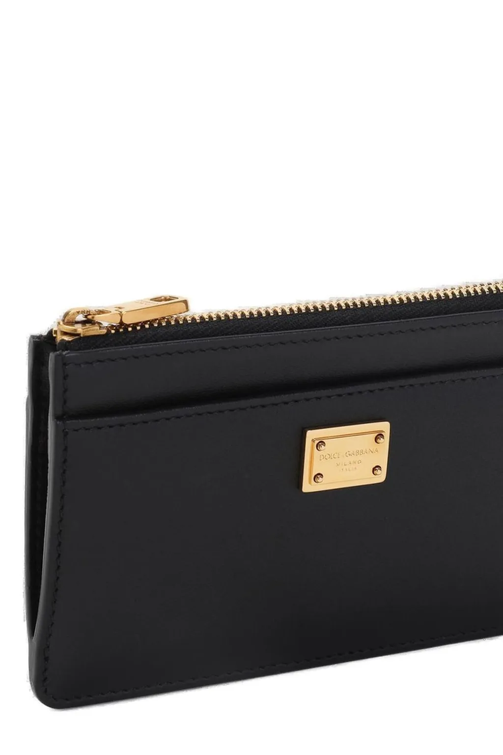 Logo Plate Zipped Cardholder