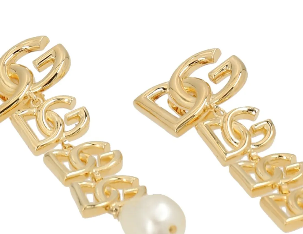 Dg Logo Clip-On Earrings