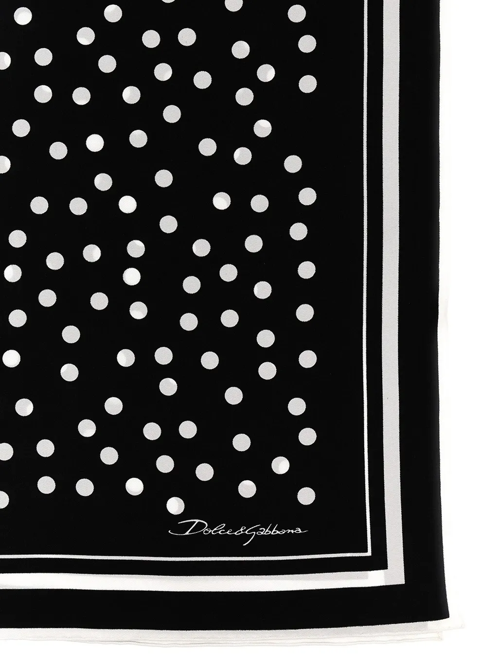 Polka Dot Printed Scarf