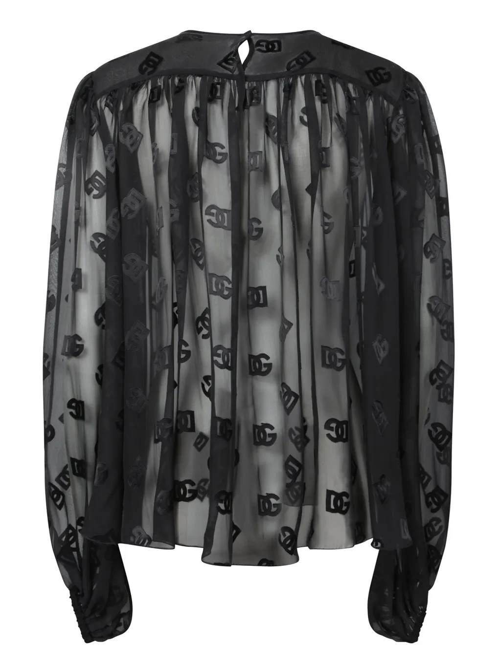 Dg Logo Monogram Pattern Blouse
