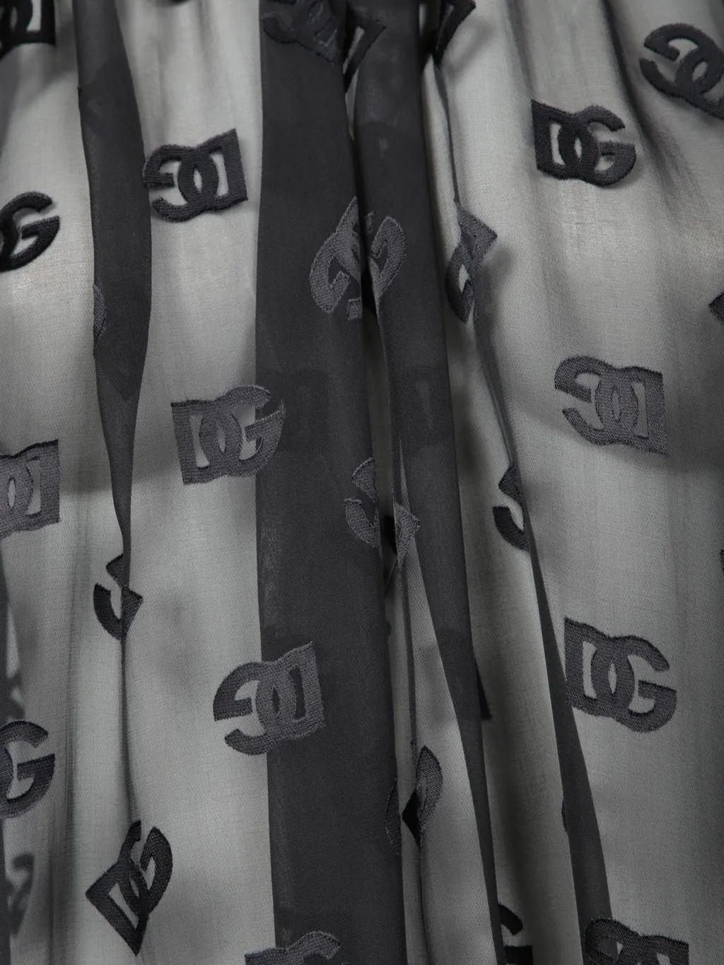 Dg Logo Monogram Pattern Blouse