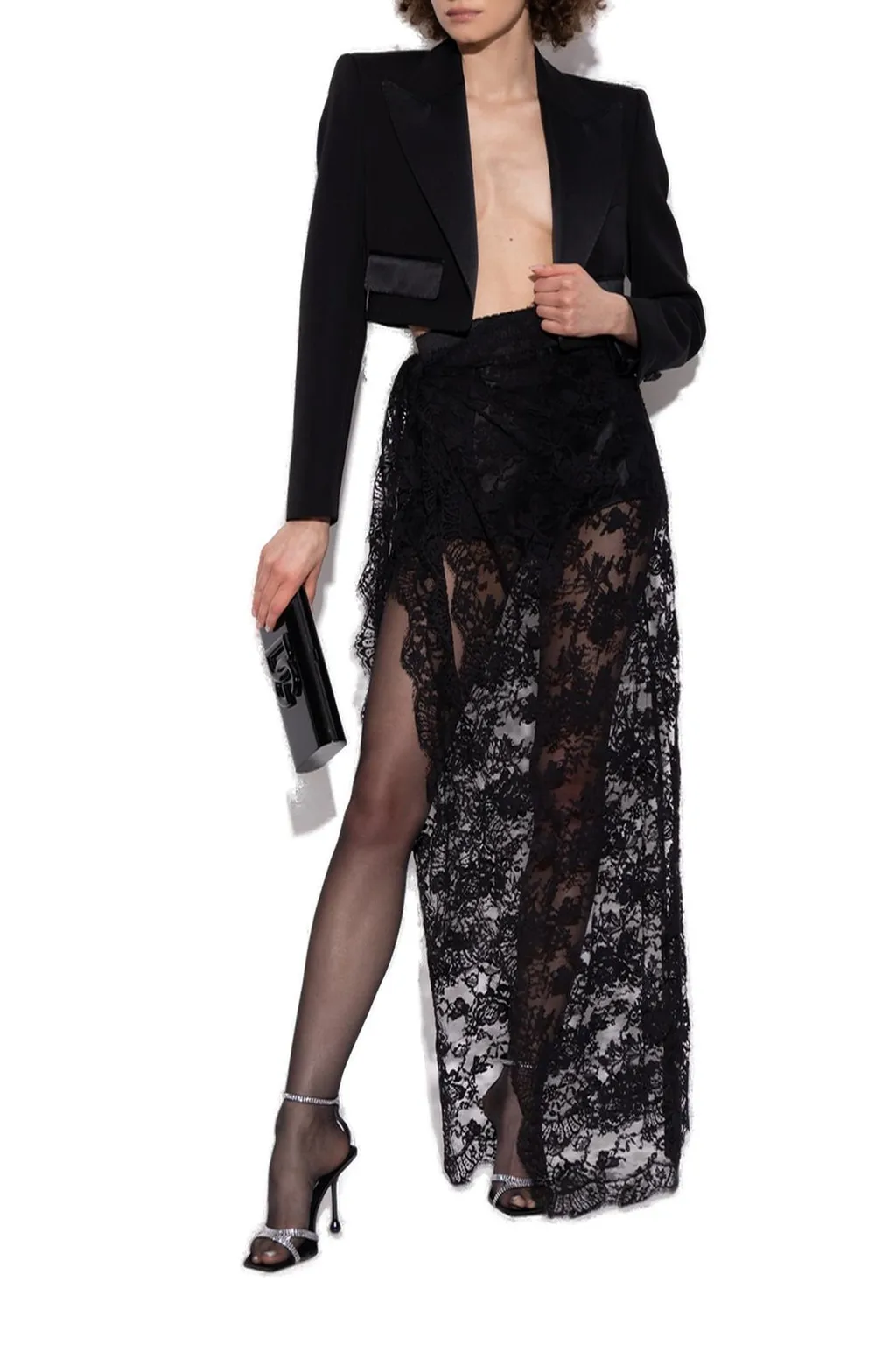 Chantilly Lace Midi Skirt