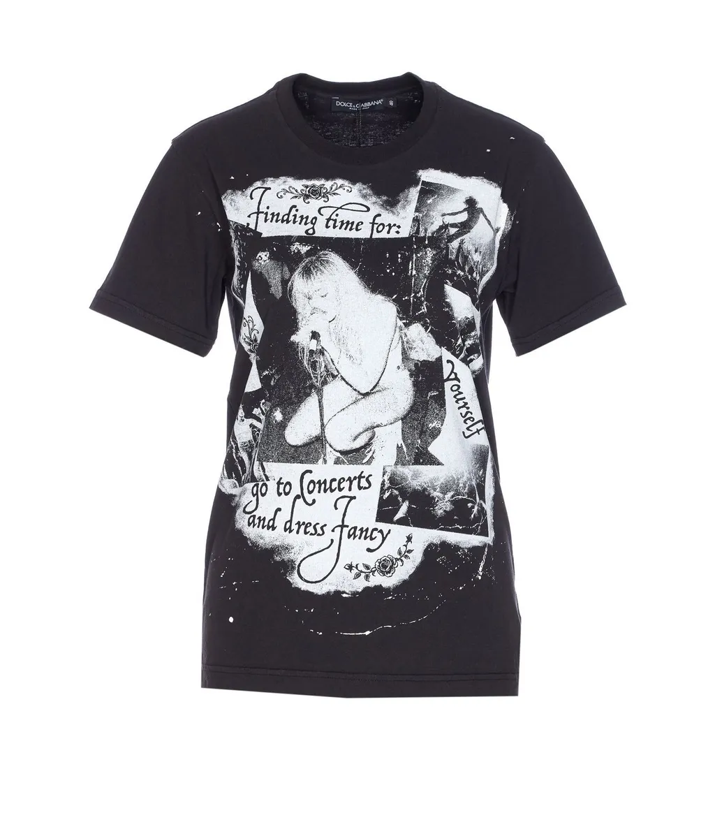 Graphic Printed Crewneck T-Shirt