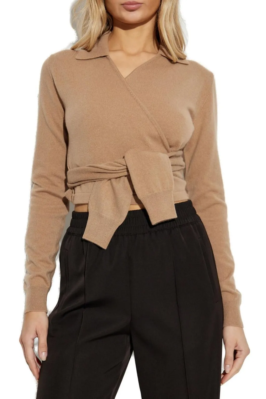 Wrapped Knitted Cardigan