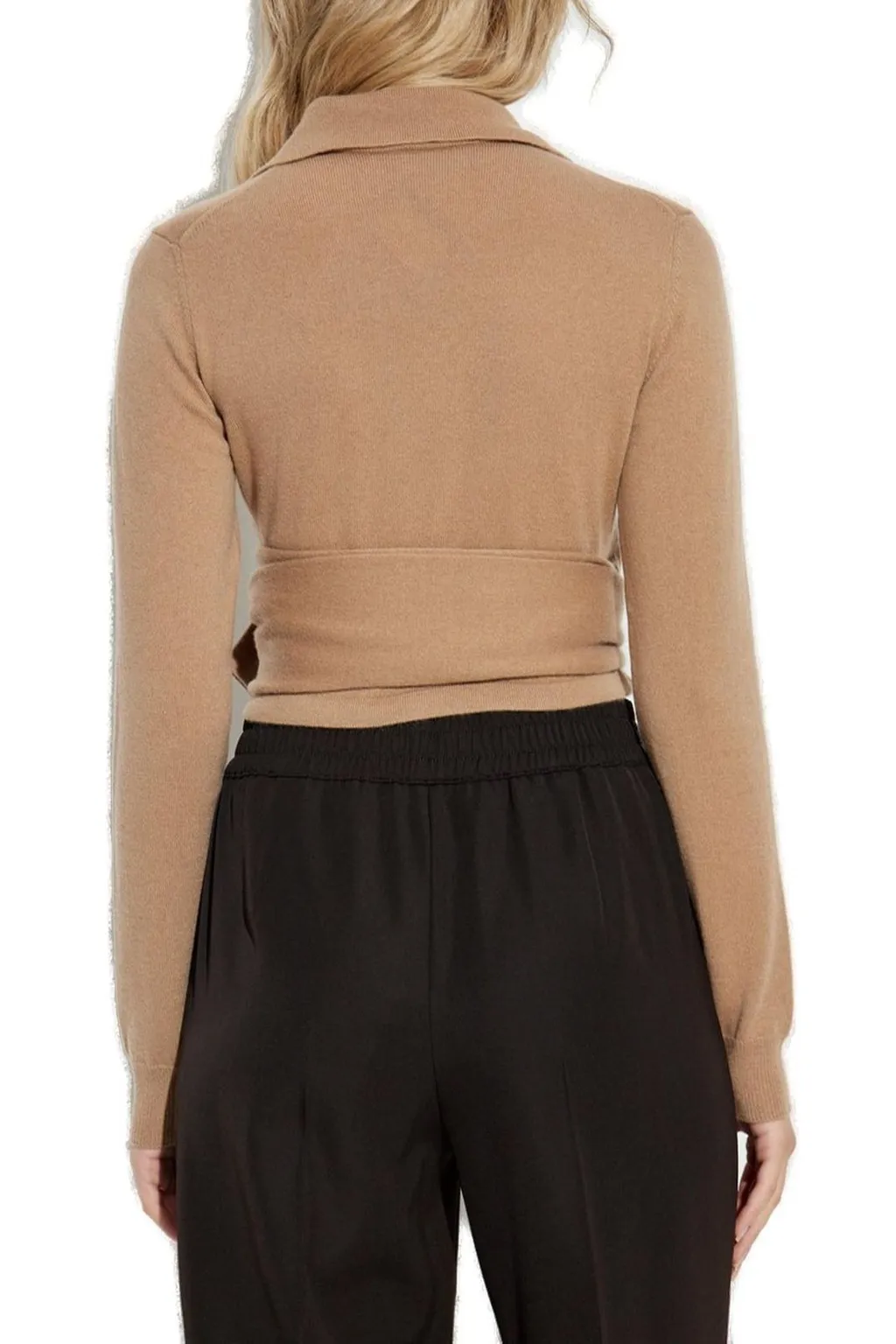 Wrapped Knitted Cardigan