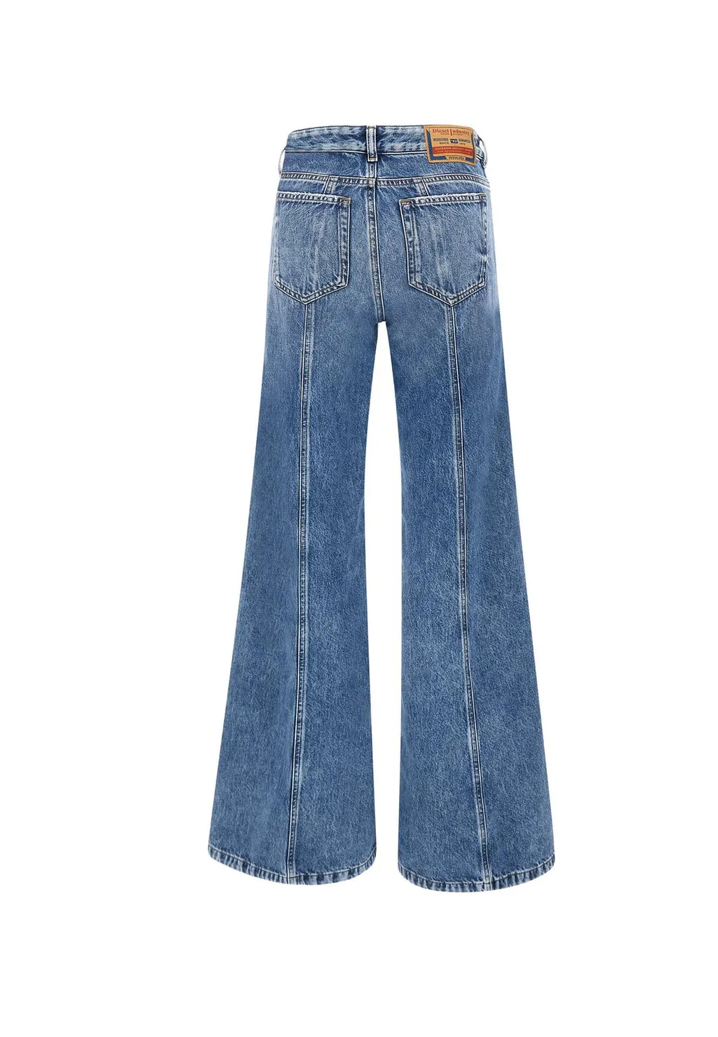 D-Akii Flared Panelled Jeans