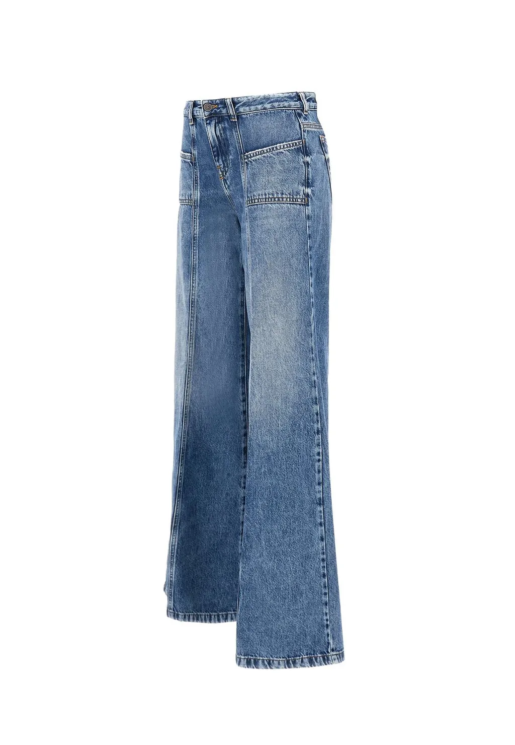 D-Akii Flared Panelled Jeans