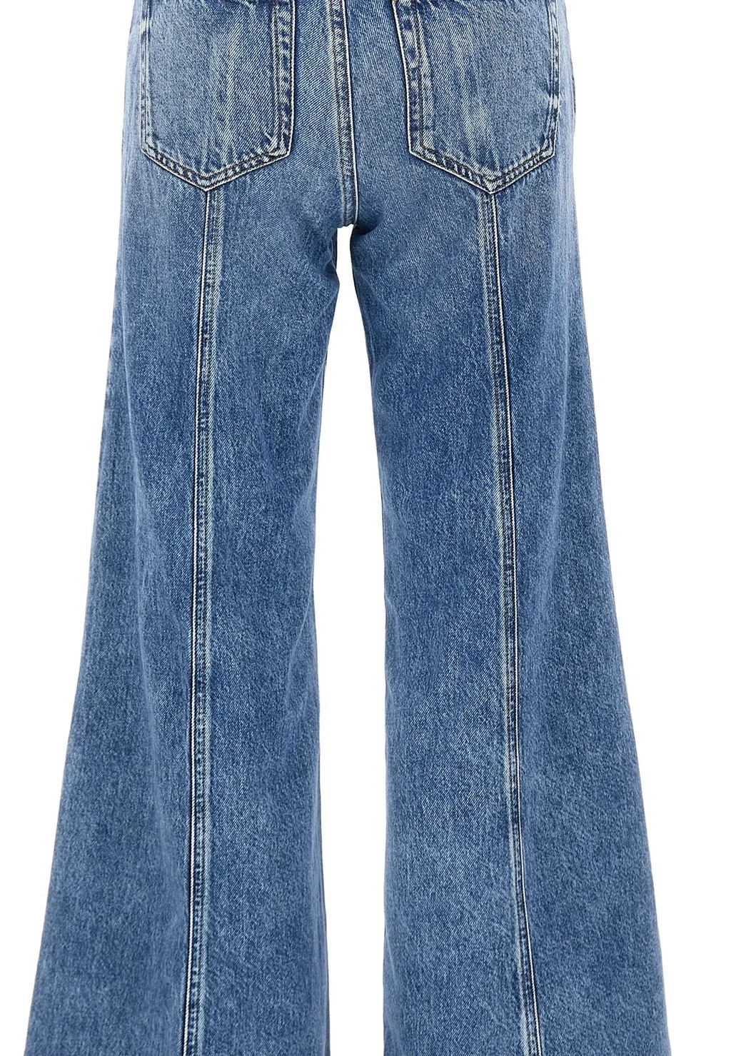 D-Akii Flared Panelled Jeans