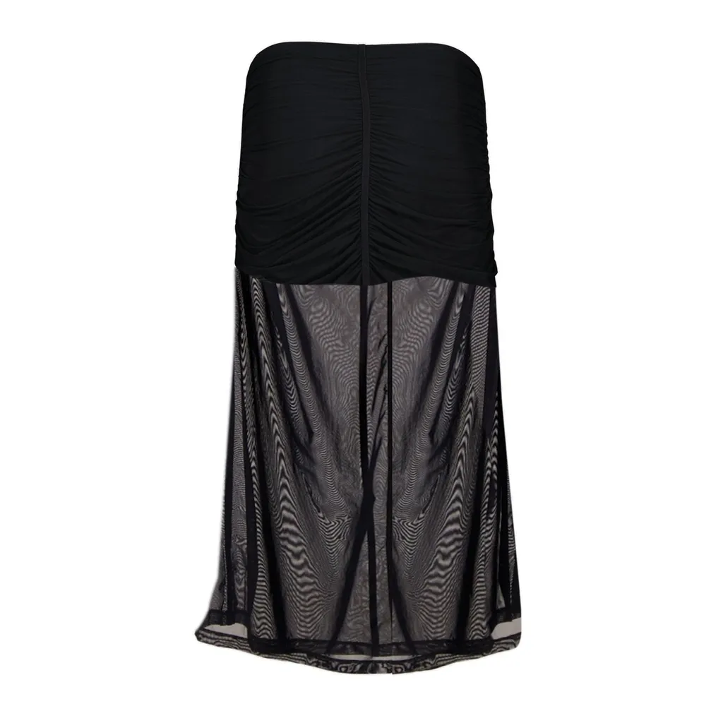 O-Ira Gathered Midi Skirt