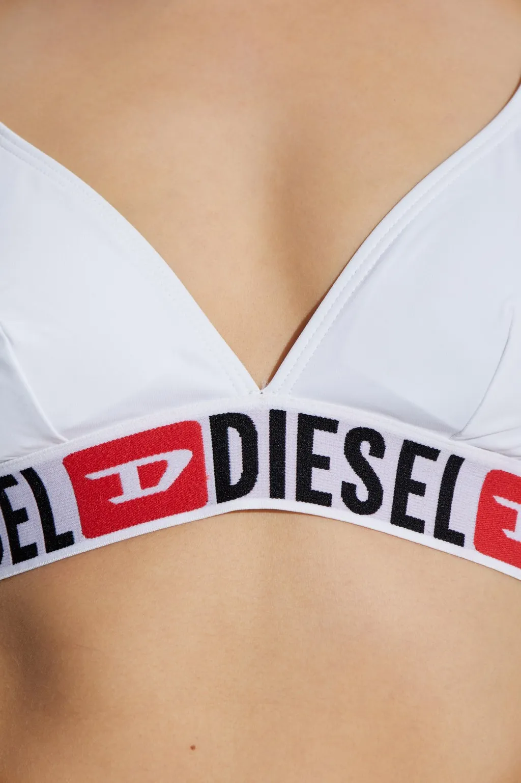 Logo Printed Swimsuit Top