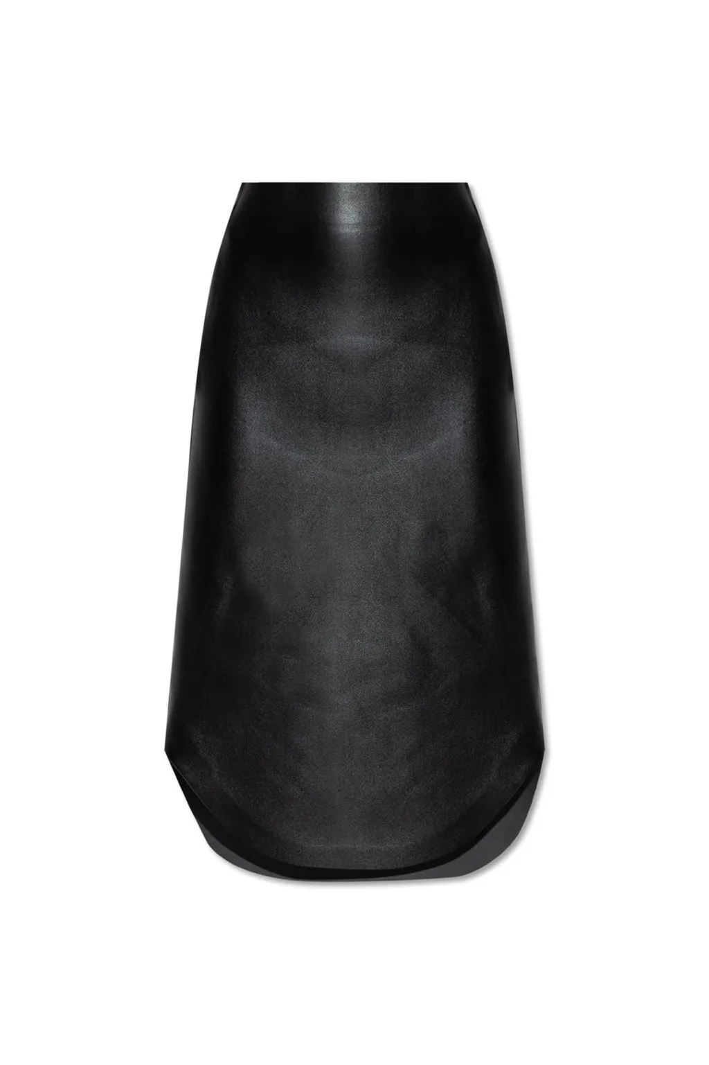 Curved Hem Midi Skirt